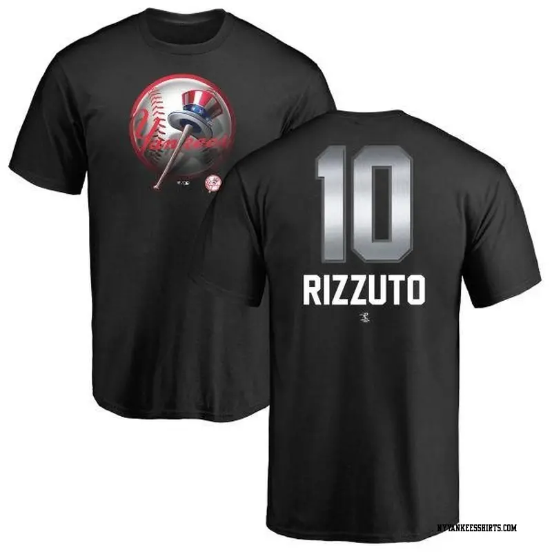 Men's New York Yankees ＃10 Phil Rizzuto Black Branded Midnight Mascot T-Shirt