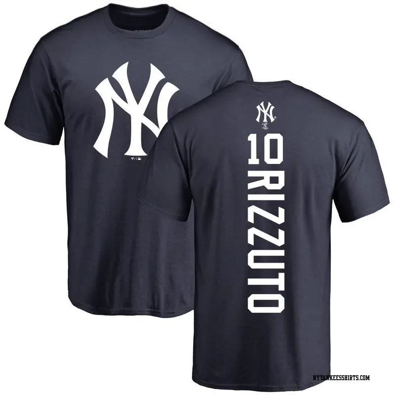 Men's New York Yankees ＃10 Phil Rizzuto Navy Backer T-Shirt