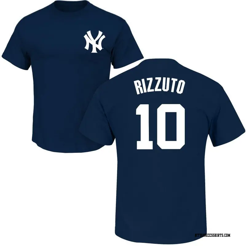 Men's New York Yankees ＃10 Phil Rizzuto Navy Roster Name & Number T-Shirt