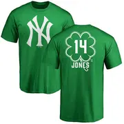 Men's New York Yankees ＃14 Jahmai Jones Green Dubliner Name & Number T-Shirt Kelly