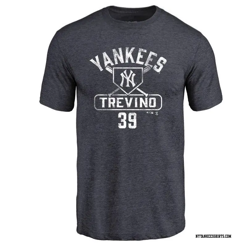 Men's New York Yankees ＃39 Jose Trevino Navy Branded Base Runner T-Shirt