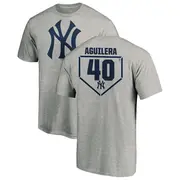 Men's New York Yankees ＃40 Yedrinson Aguilera Gray RBI T-Shirt Heathered