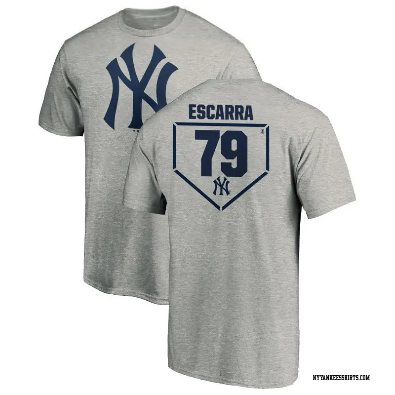 Men's New York Yankees ＃79 J.C. Escarra Gray RBI T-Shirt Heathered