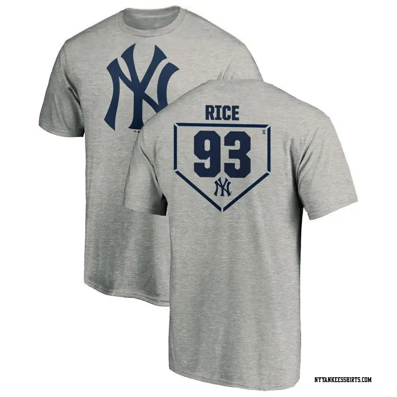 Men's New York Yankees ＃93 Ben Rice Gray RBI T-Shirt Heathered