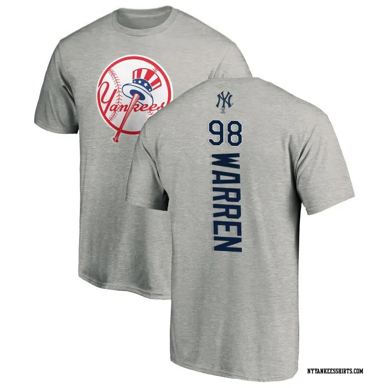 Men's New York Yankees ＃98 Will Warren Ash Backer T-Shirt