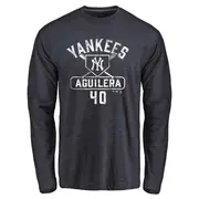 Youth New York Yankees ＃40 Yedrinson Aguilera Navy Base Runner Long Sleeve T-Shirt