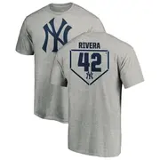 Youth New York Yankees ＃42 Mariano Rivera Gray Branded RBI T-Shirt Heathered