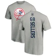 Youth New York Yankees ＃68 Trent Sellers Ash Backer T-Shirt