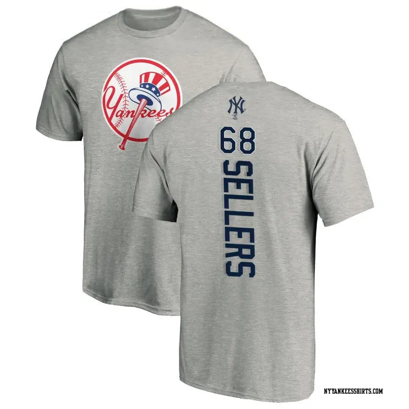 Youth New York Yankees ＃68 Trent Sellers Ash Backer T-Shirt